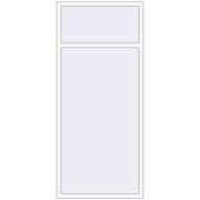 REHAU OPTIMUM EURO-DESIGN 70 995x2250 mm RAL 9016 Traffic white two-sided