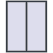 REHAU OPTIMUM EURO-DESIGN 70 1100x1370 mm ANTHRACITE_GREY_STRUKTURAL two-sided