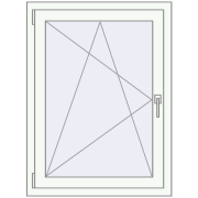 Okna skrzydłowe 750x950 mm CLASICTHERM 70 RAL 9016 Biały dwustronny Okna skrzydłowe 750x950 mm CLASICTHERM 70 RAL 9016 Biały dwustronny