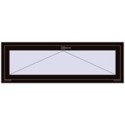 REHAU OPTIMUM EURO-DESIGN 70 1500x500 mm BLACK_BROWN two-sided