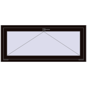 REHAU OPTIMUM EURO-DESIGN 70 1400x600 mm BLACK_BROWN two-sided