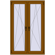 Okna skrzydłowe 1035x1600 mm REHAU ENERGY-SAVING SYNEGO MD GOLDEN OAK dwustronny Okna skrzydłowe 1035x1600 mm REHAU ENERGY-SAVING SYNEGO MD GOLDEN OAK dwustronny