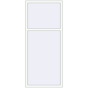 REHAU OPTIMUM EURO-DESIGN 70 900x2100 mm RAL 9016 Traffic white two-sided