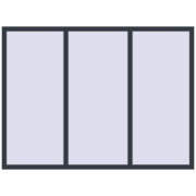 REHAU OPTIMUM EURO-DESIGN 70 2000x1500 mm ANTHRACITE_GREY_STRUKTURAL two-sided