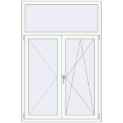 KORSA OPTIMUM REHAU EURO 70 1170x1775 mm