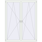 REHAU OPTIMUM EURO-DESIGN 70 1800x2280 mm WALNUT zewnętrzny