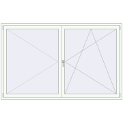 ALU STANDARD 72 2250x1415 mm RAL 9016 Traffic white dwustronny