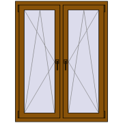 Okna skrzydłowe 1050x1355 mm REHAU ENERGY-SAVING SYNEGO MD GOLDEN OAK dwustronny Okna skrzydłowe 1050x1355 mm REHAU ENERGY-SAVING SYNEGO MD GOLDEN OAK dwustronny