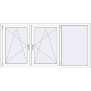 KORSA ENERGY-SAVING REHAU SYNEGO MD 2000x1000 mm