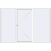 Okna skrzydłowe 3200x2250 mm KORSA BRILLANT DESIGN