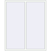 REHAU OPTIMUM EURO-DESIGN 70 1400x1700 mm RAL 9016 Traffic white two-sided