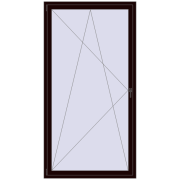 REHAU OPTIMUM EURO-DESIGN 70 1200x2300 mm CHOCOLATE_BROWN two-sided