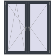 KORSA OPTIMUM REHAU EURO 70 1300x1500 mm