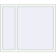 EPSILON OPTIMA 1300x1120 mm RAL 9016 Traffic white dwustronny