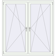 KORSA OPTIMUM REHAU EURO 70 1500x1600 mm