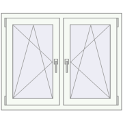 REHAU ENERGY-SAVING SYNEGO MD 1140x830 mm GOLDEN OAK zewnętrzny