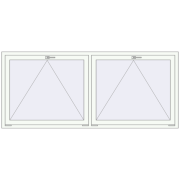 REHAU OPTIMUM EURO-DESIGN 70 2200x950 mm RAL 9016 Traffic white two-sided
