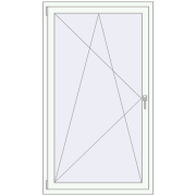 KORSA OPTIMUM REHAU EURO 70 990x1650 mm
