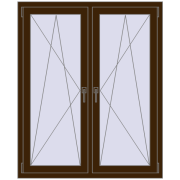 EPSILON OPTIMA 1150x1400 mm DARK_OAK dwustronny