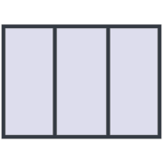 REHAU OPTIMUM EURO-DESIGN 70 2100x1500 mm ANTHRACITE_GREY_STRUKTURAL two-sided
