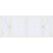 KORSA OPTIMUM REHAU EURO 70 3330x1380 mm