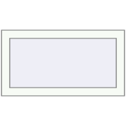 REHAU OPTIMUM EURO-DESIGN 70 750x400 mm RAL 9016 Traffic white two-sided
