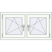 Okna skrzydłowe 990x545 mm REHAU OPTIMUM EURO-DESIGN 70 RAL 9016 Traffic white dwustronny Okna skrzydłowe 990x545 mm REHAU OPTIMUM EURO-DESIGN 70 RAL 9016 Traffic white dwustronny