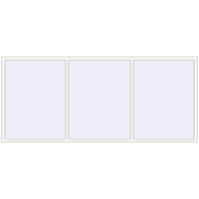 Okna skrzydłowe 3200x1400 mm REHAU OPTIMUM EURO-DESIGN 70 RAL 9016 Traffic white dwustronny