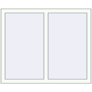 REHAU OPTIMUM EURO-DESIGN 70 1100x900 mm RAL 9016 Traffic white two-sided