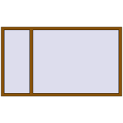 REHAU OPTIMUM EURO-DESIGN 70 2000x1150 mm GOLDEN OAK two-sided