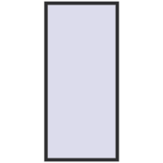 REHAU ARTEVO 1100x2350 mm ANTHRACITE_GREY_GLATT dwustronny REHAU ARTEVO 1100x2350 mm ANTHRACITE_GREY_GLATT dwustronny