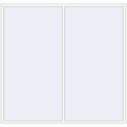 Okna skrzydłowe 2400x2300 mm REHAU RENOVATION EURO 70 RAL 9016 Traffic white dwustronny