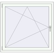 Tilt-and-Turn 1200x1100 mm CLASICTHERM 70 GOLDEN OAK external