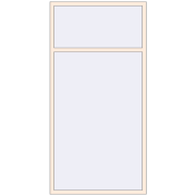 REHAU OPTIMUM EURO-DESIGN 70 1200x2400 mm CREAME_WHITE_50L-2 two-sided