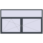KORSA OPTIMUM REHAU EURO 70 2600x1500 mm