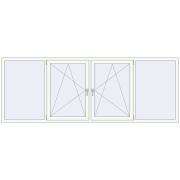 KORSA OPTIMUM REHAU EURO 70 3000x1100 mm