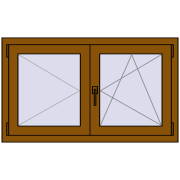 KORSA OPTIMUM REHAU EURO 70 1100x650 mm