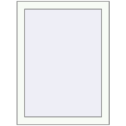 REHAU OPTIMUM EURO-DESIGN 70 600x800 mm RAL 9016 Traffic white two-sided