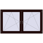 REHAU ENERGY-SAVING SYNEGO MD 1755x1010 mm CHOCOLATE_BROWN dwustronny