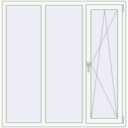 KORSA OPTIMUM REHAU EURO 70 1485x1505 mm
