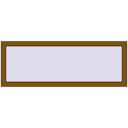 REHAU OPTIMUM EURO-DESIGN 70 1400x500 mm GOLDEN OAK two-sided