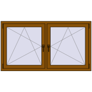 REHAU ENERGY-SAVING SYNEGO MD 1605x860 mm GOLDEN OAK dwustronny REHAU ENERGY-SAVING SYNEGO MD 1605x860 mm GOLDEN OAK dwustronny