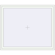 REHAU ENERGY-SAVING SYNEGO MD 1800x1500 mm RAL 9016 Traffic white two-sided