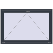 REHAU OPTIMUM EURO-DESIGN 70 1500x1000 mm ANTHRACITE_GREY_STRUKTURAL two-sided