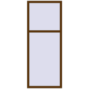 REHAU ENERGY-SAVING SYNEGO MD 800x2000 mm WALNUT two-sided