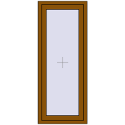 REHAU BRILLANT DESIGN 600x1500 mm GOLDEN OAK two-sided