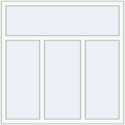 REHAU RENOVATION EURO 70 1300x1300 mm RAL 9016 Traffic white dwustronny