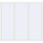 Okna skrzydłowe 2500x2300 mm REHAU OPTIMUM EURO-DESIGN 70 RAL 9016 Traffic white dwustronny