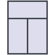 REHAU OPTIMUM EURO-DESIGN 70 1500x2000 mm ANTHRACITE_GREY_STRUKTURAL two-sided
