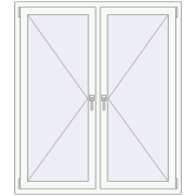 KORSA OPTIMUM REHAU EURO 70 1300x1500 mm